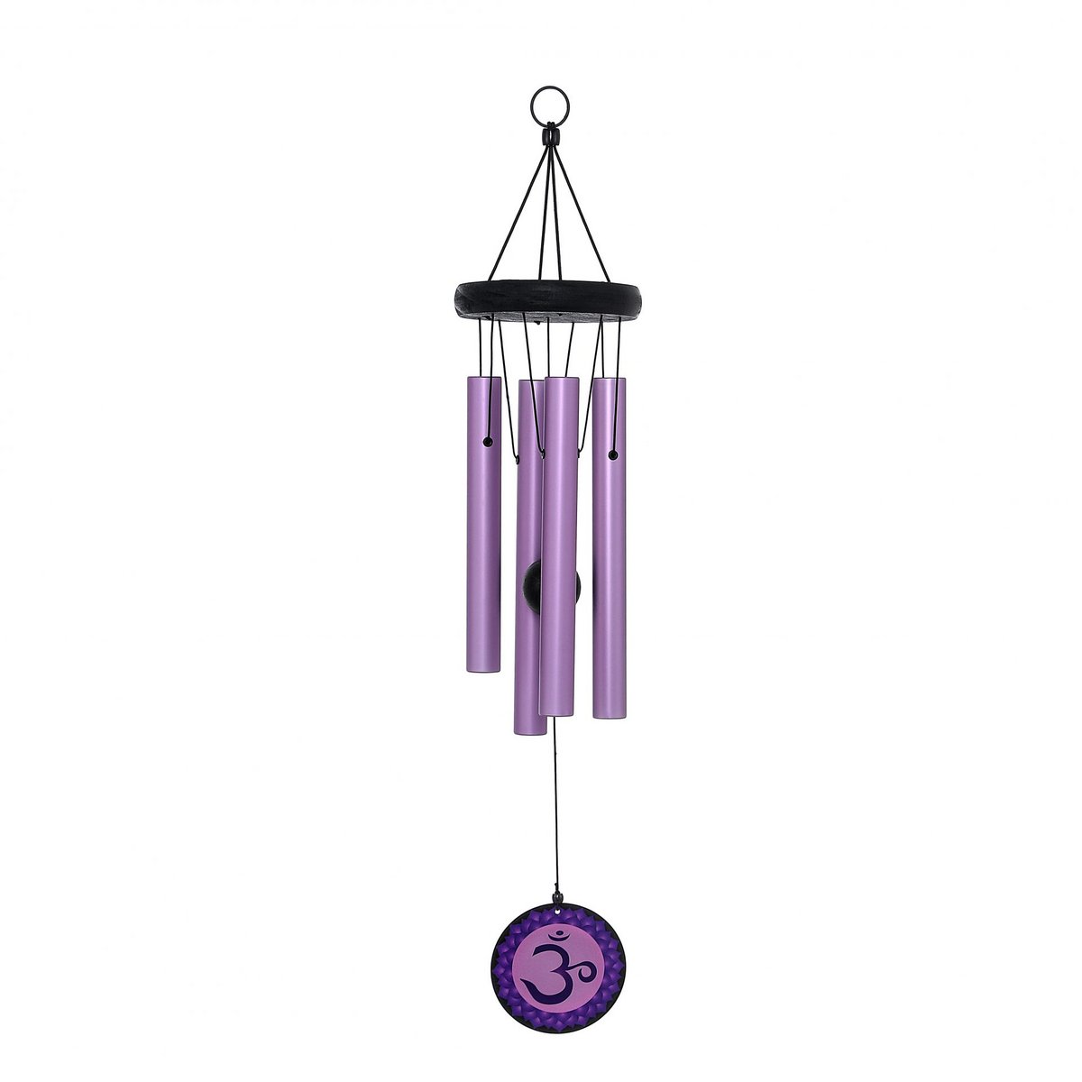 Violet Halo Wind Chime – Etheric Song of Sahasrara, 60 cm