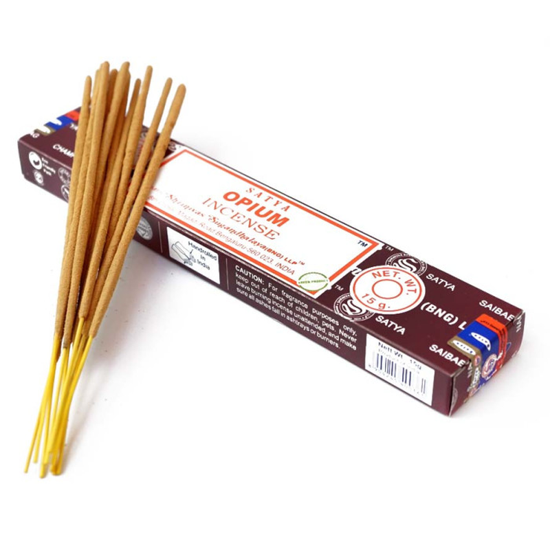 Satya Opium Incense Sticks – Scent of Velvet Stillness, 15 g by Satya / Shrinivas Sugandhalaya