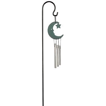 Moon Stake Chime - Musical Garden Ornament, 45cm