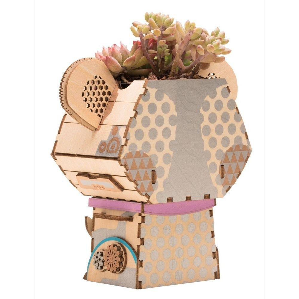 Cute Koala DIY Planter Kit – Wooden Succulent Pot (47 pieces)