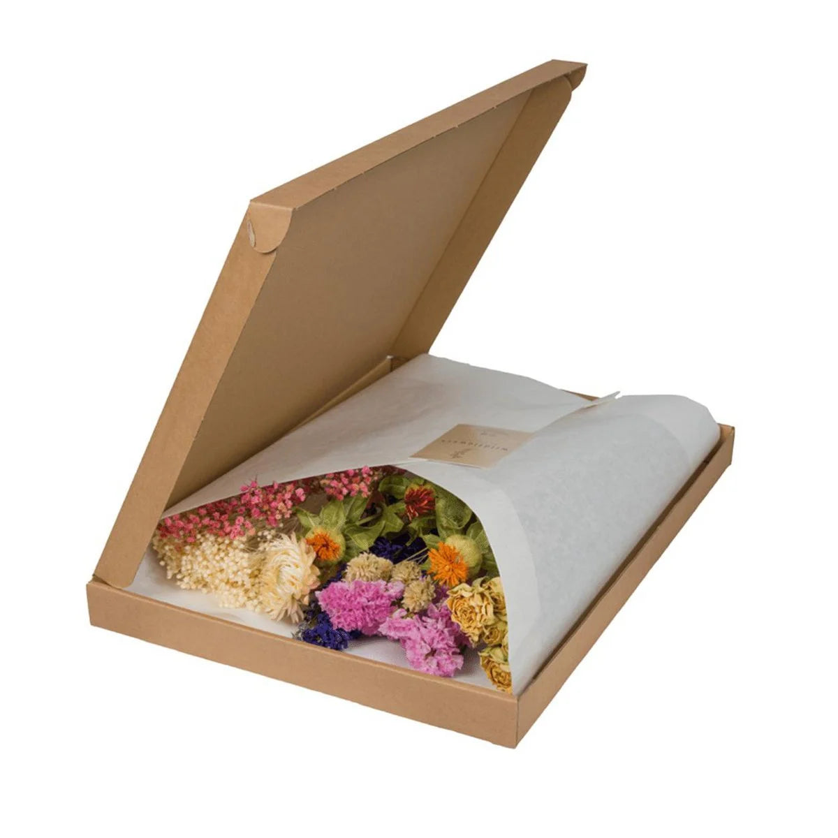 Morning Haze Letterbox Bouquet – Warmth in Stillness, 30 cm