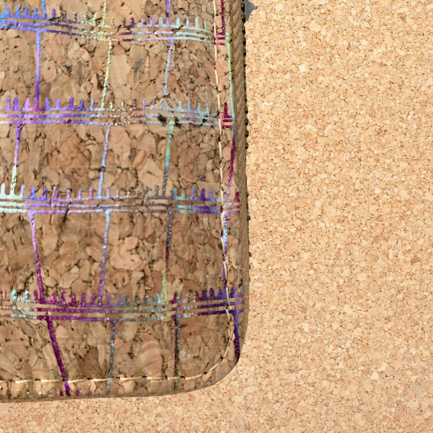 Eco Chic Vegan Cork Wallet – Cosmic Galaxy Design
