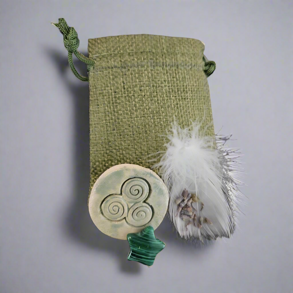 Talisman Hex Bag – Spirit Tool for Ritual & Everyday Magic, 7x9 cm