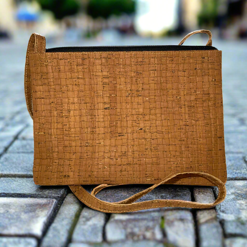 Eco-Chic Vegan Cork Shoulder Bag – Barren Earth Design