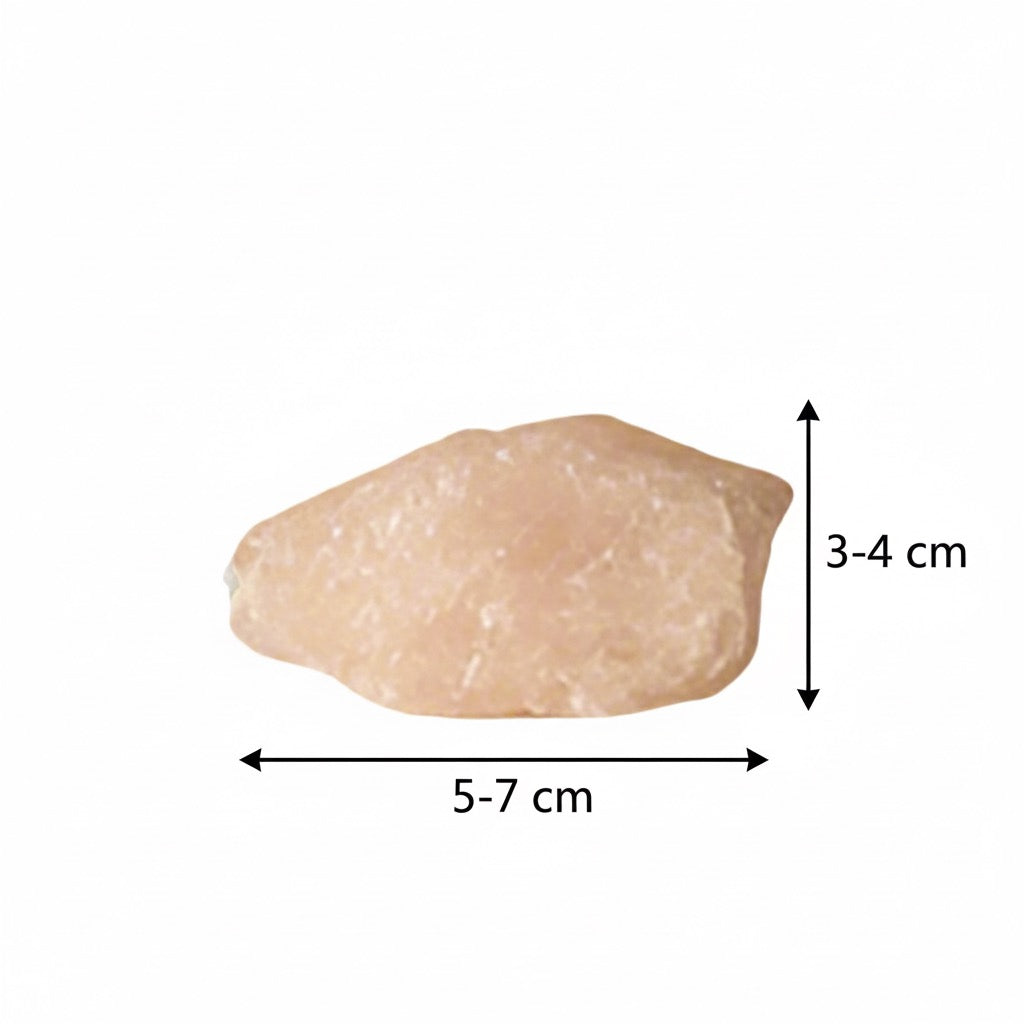 Heart Rose Quartz Crystal – Stone of Loving Harmony, ~6 × 3.5 cm by ANAS