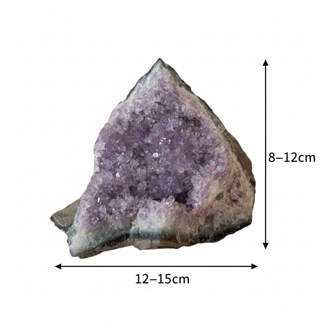 Mystic Amethyst Cluster – Stone of Inner Vision, ~13.5 × 10 cm by ANAS