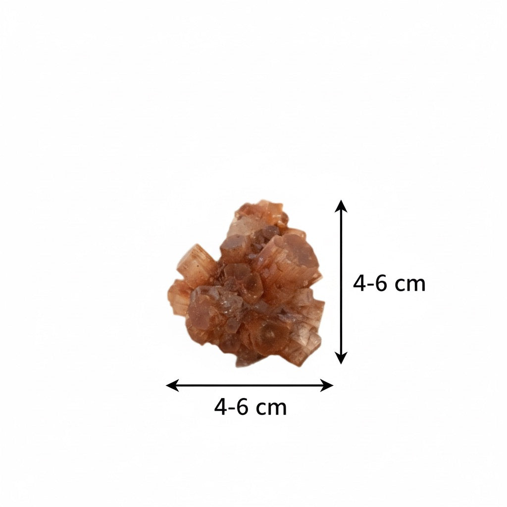 Grounding Aragonite Crystal – Stone of Rooted Strength, ~5 × 5 cm by ANAS