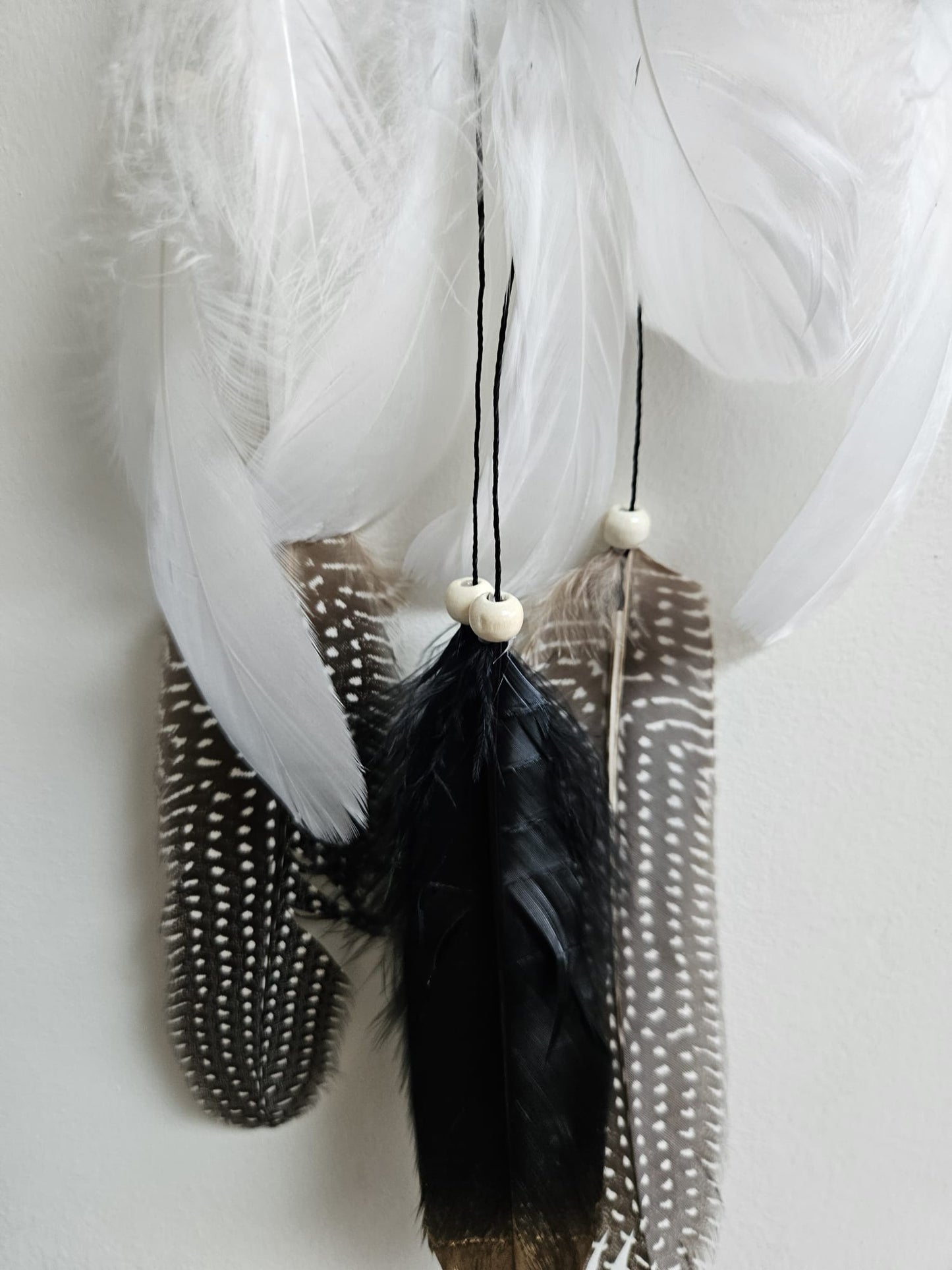Nocturne Black Moon Dreamcatcher - Boho Talisman for Protection & Mystery, 80 cm, curated by World of Red Raven