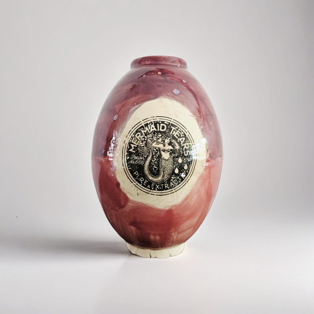Mermaid Tears Ceramic Vase