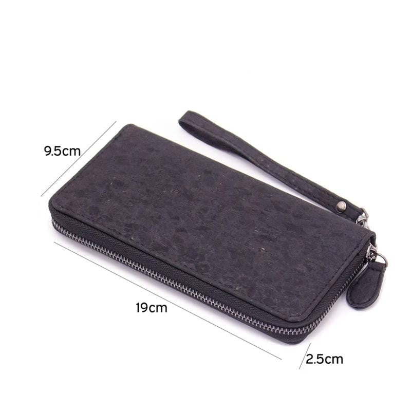 Eco Chic Vegan Cork Wallet – Delft Blue Design