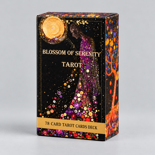 Blossom of Serenity Tarot Deck – 78 Cards for Reflection & Renewal, 6 × 10 cm