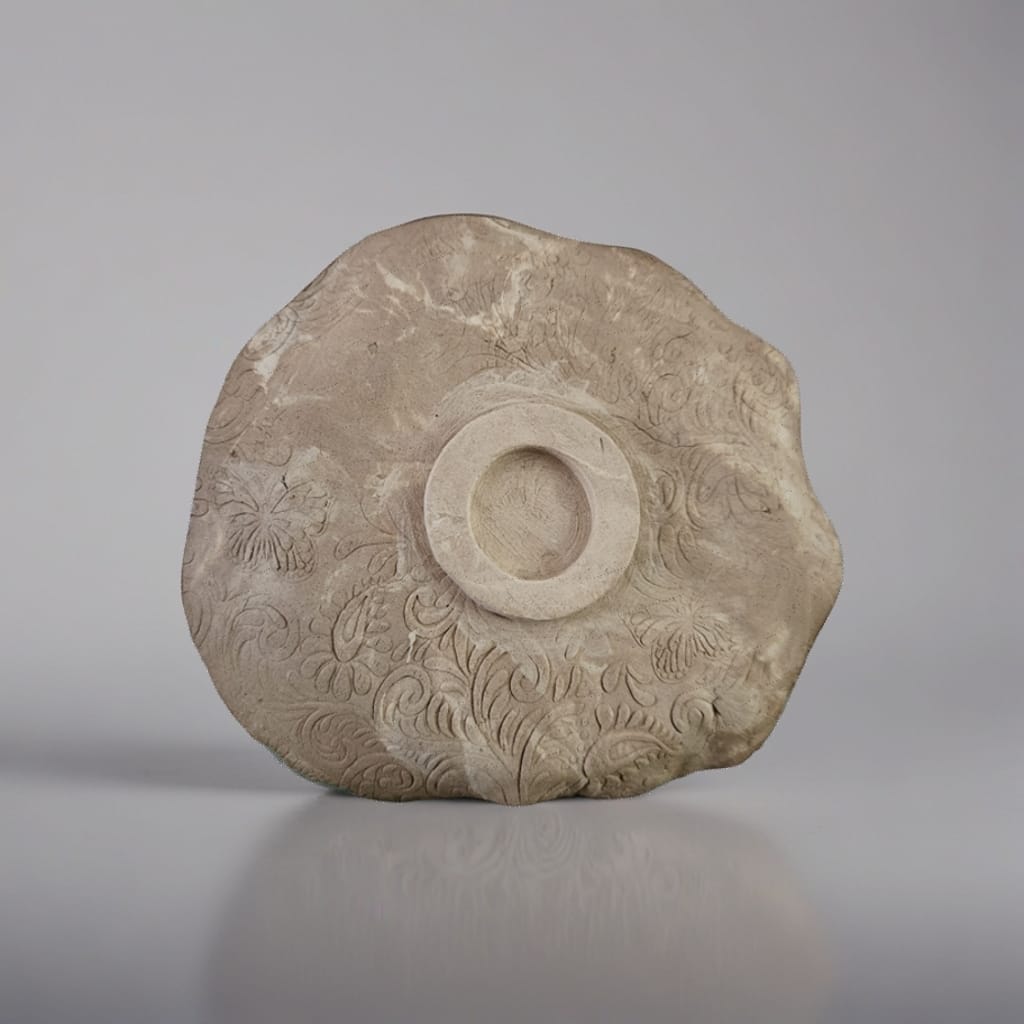 Butterfly Garden Ceramic Dish – Holder for Everyday Treasures, Ø14×2 cm by Red Raven Pottery