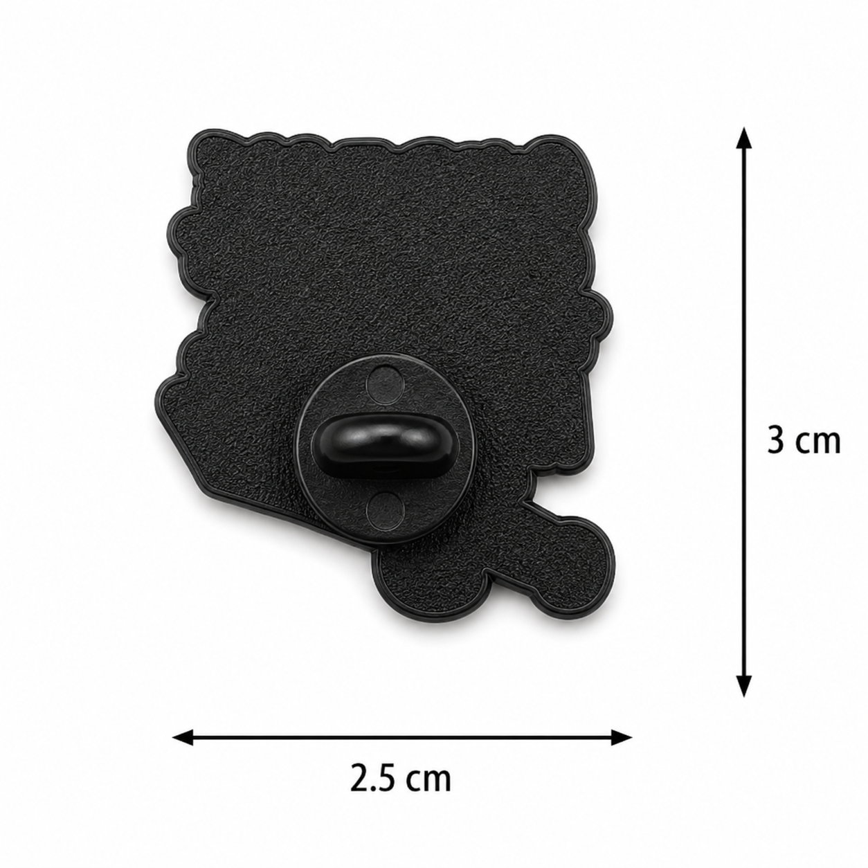 Current Side Quest Lapel Pin – ADHD Zoomie Metal Badge, 2.5 × 3 cm
