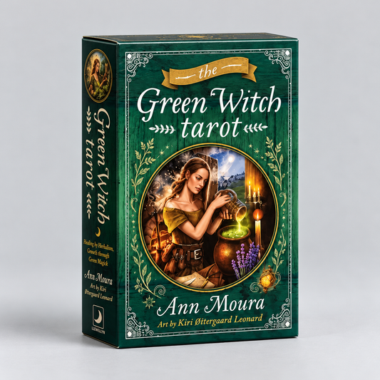 Green Witch Tarot Deck – 78 Cards Rooted in Nature's Wisdom, 6 × 10 cm