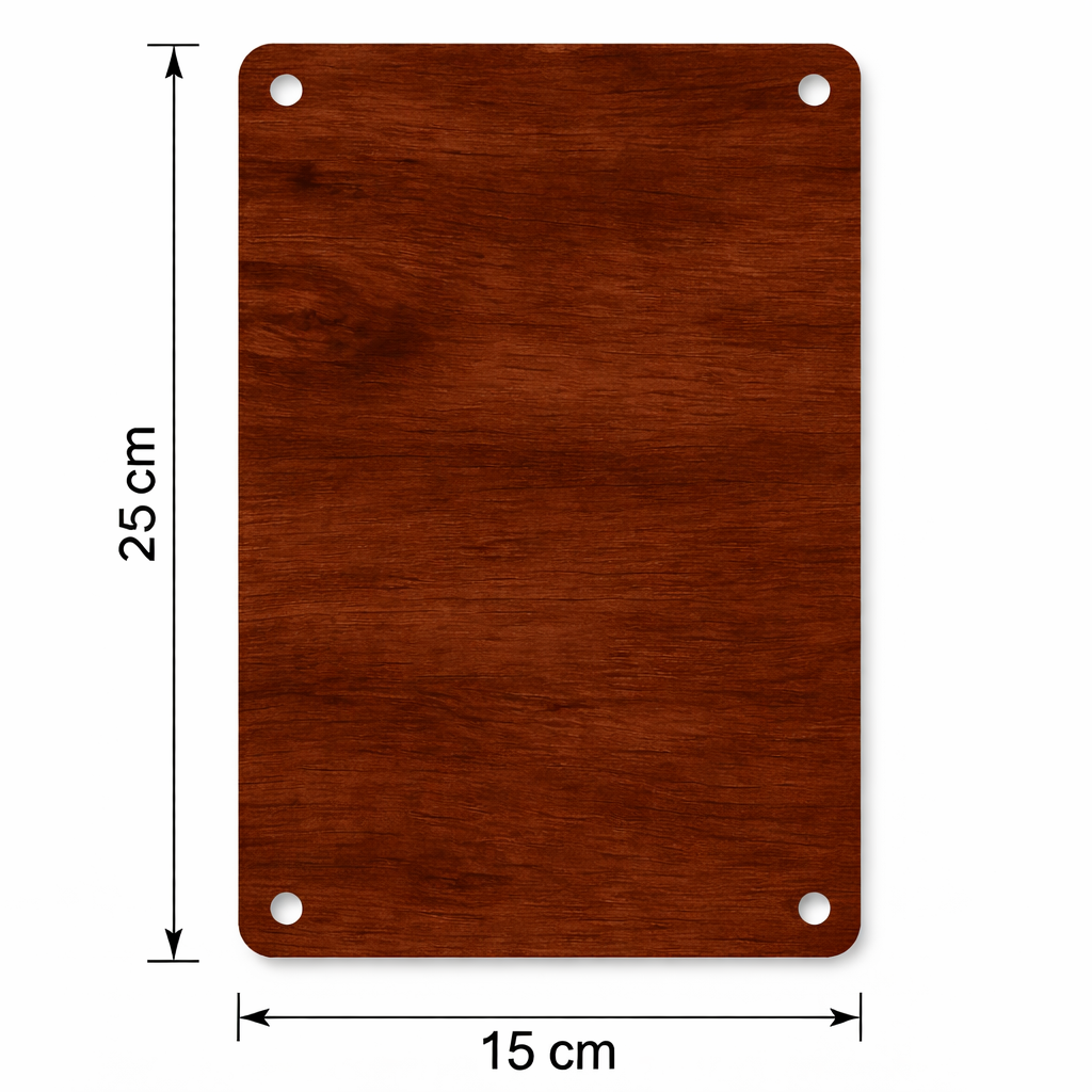 I Don't Give a Fucculent Wooden Sign – Expressive Pun Wall Art, 15×25 cm