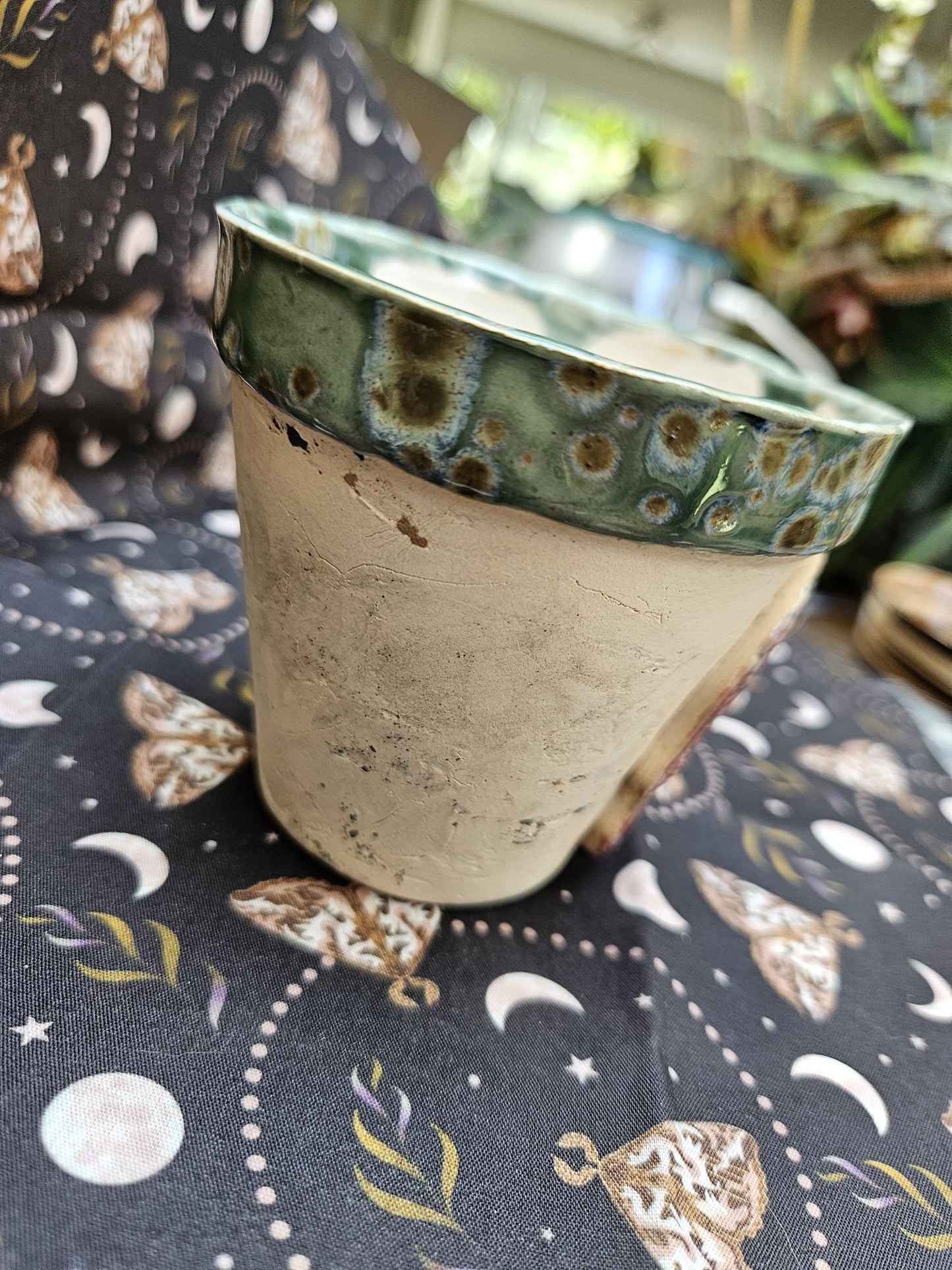 Handmade day of the dead coffee mug