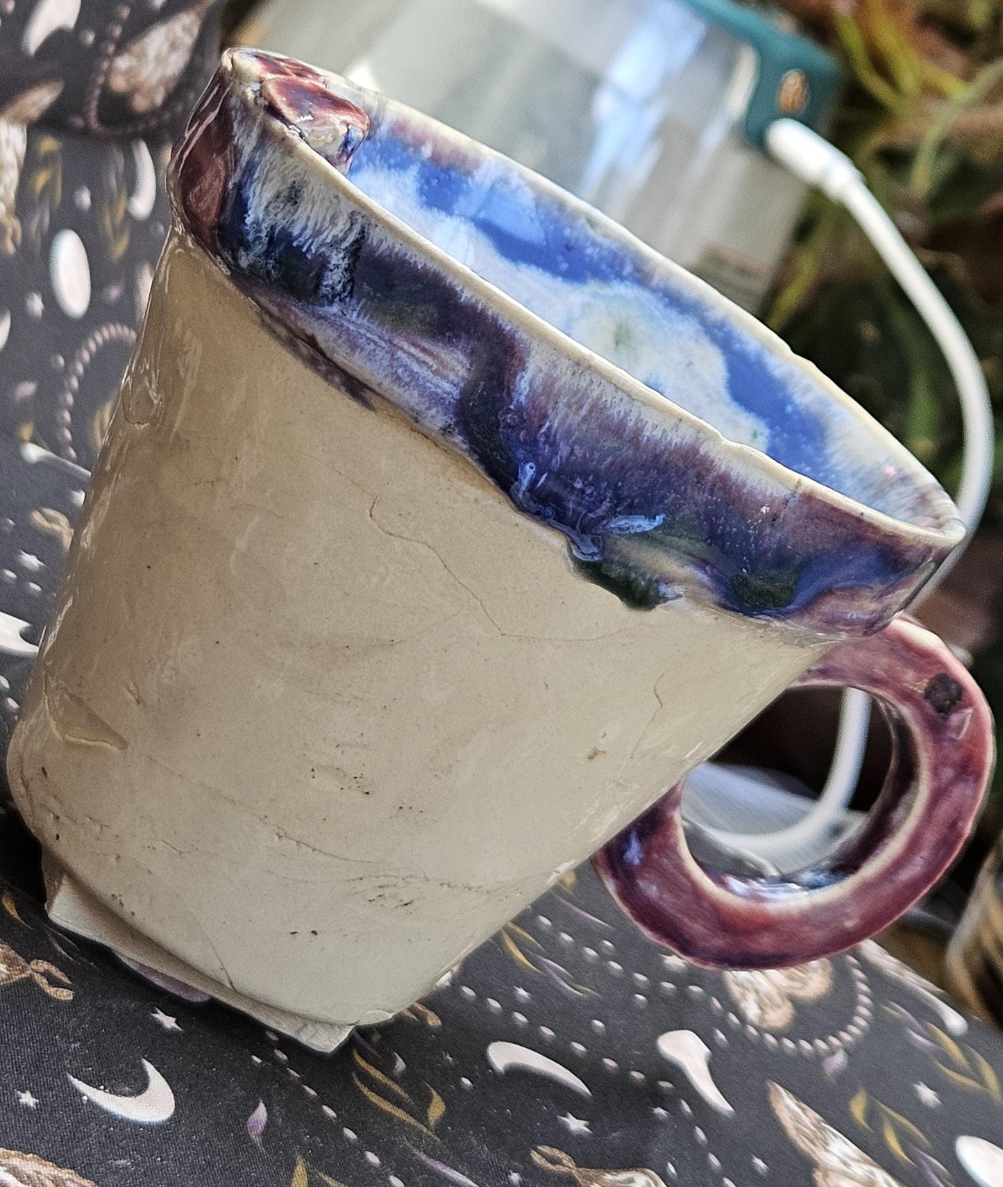 Handmade drowning doll coffee mug