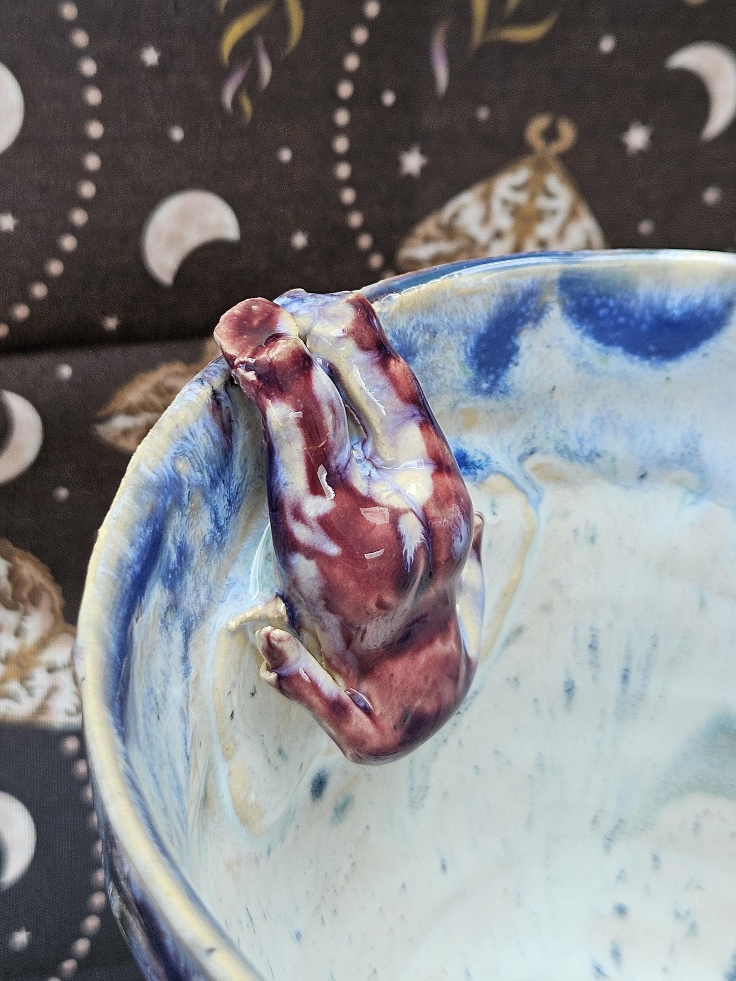Handmade drowning doll teacup