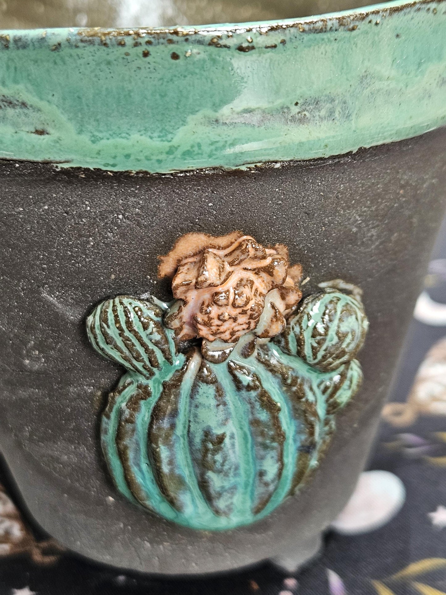 Handmade Ceramic Planter – One-of-a-Kind Pot for Cactus or Succulents