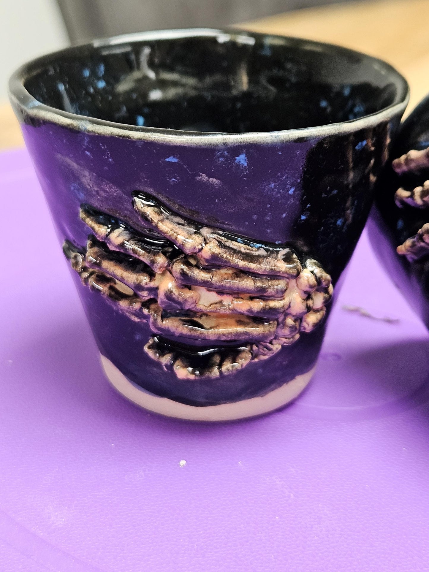 Handmade mini jars for shots or plants set of 2
