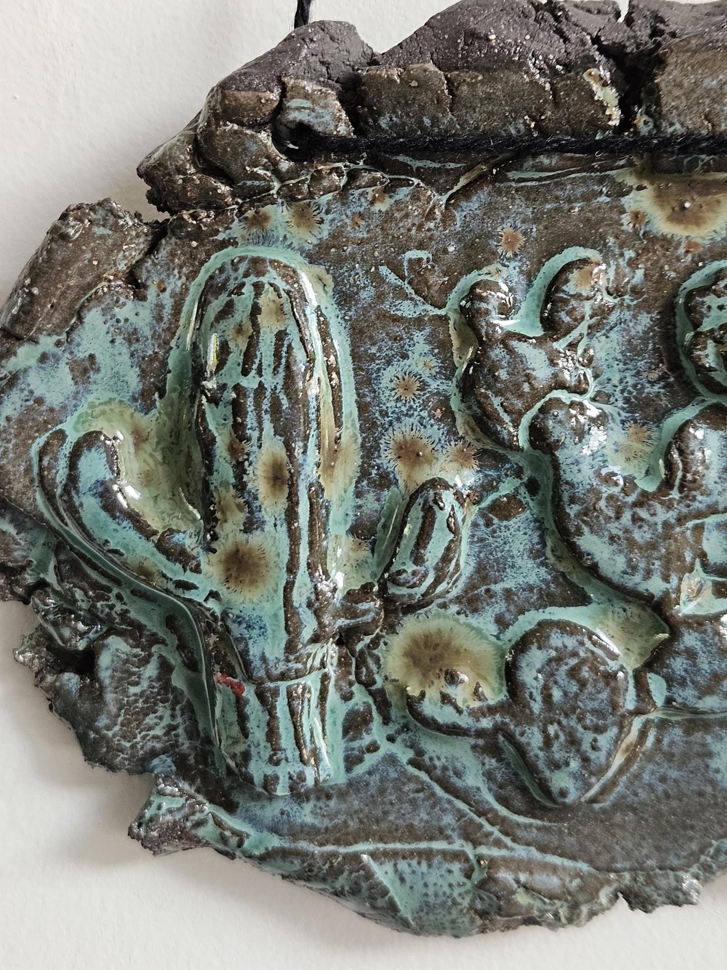 Handmade Cactus landscape wallart