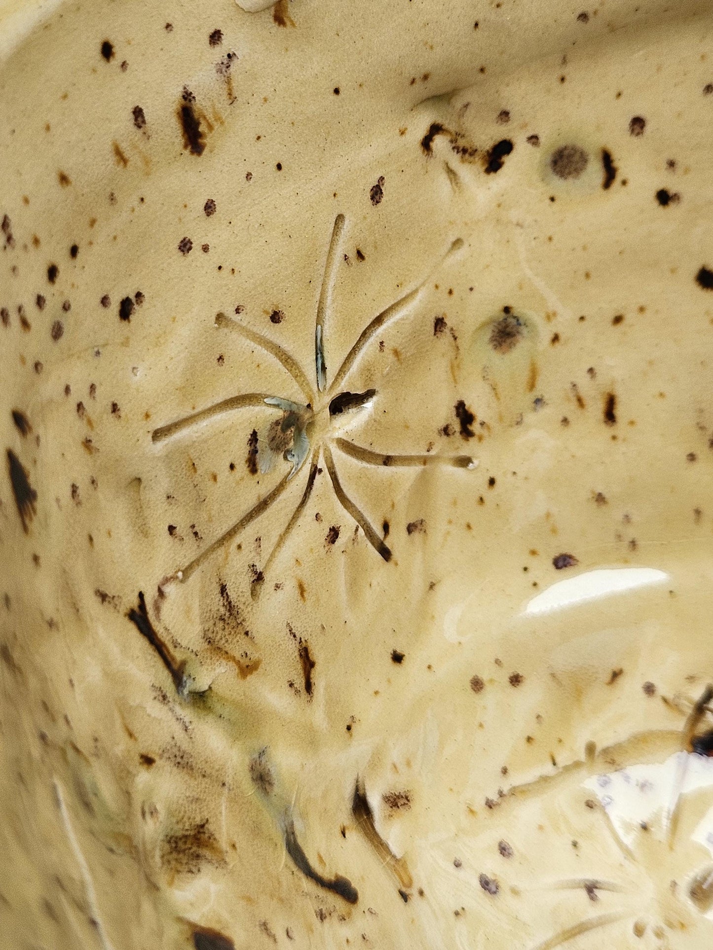 Handmade spider bowl