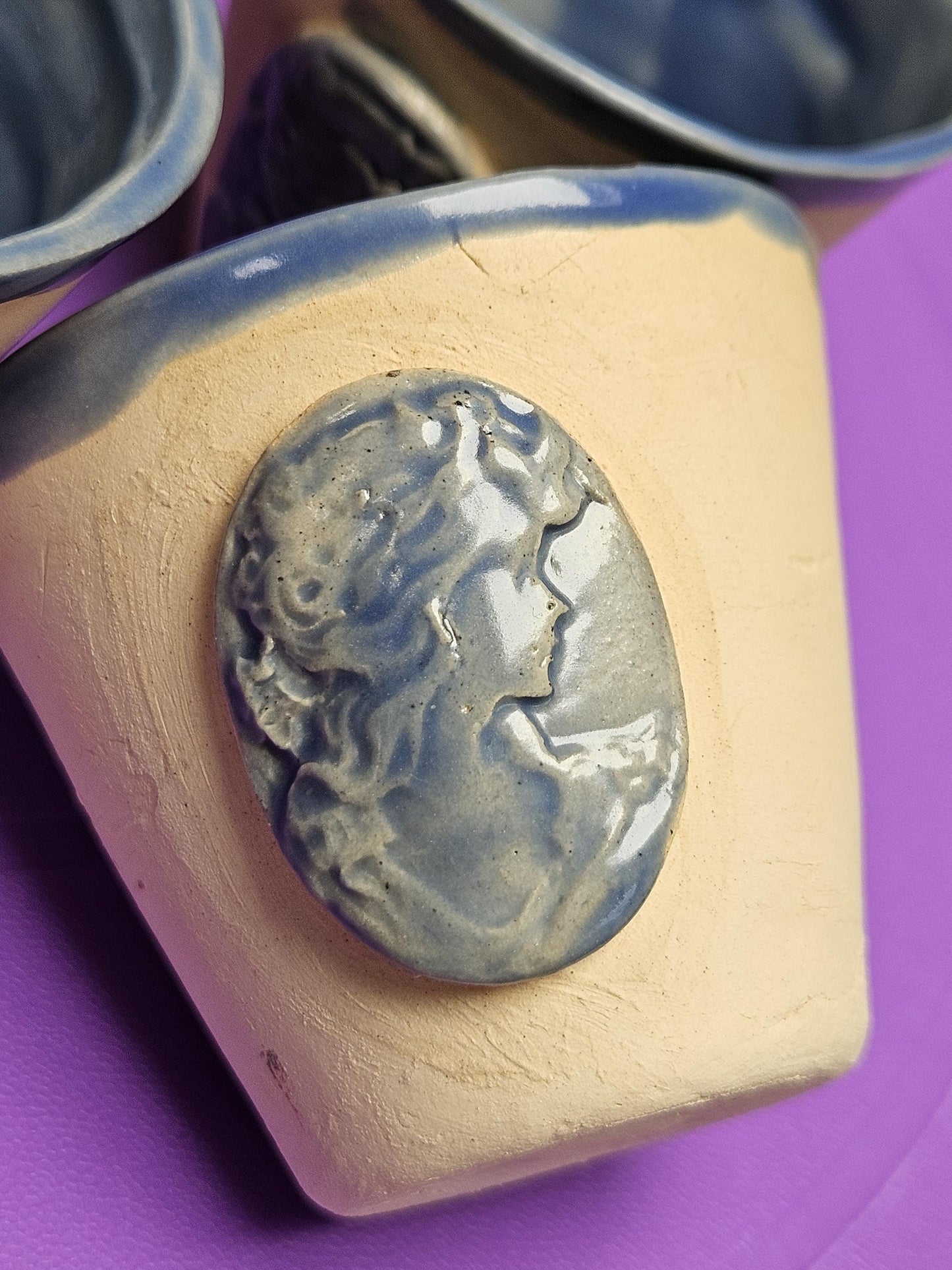 Handmade mini jars for shots or plants set of 2