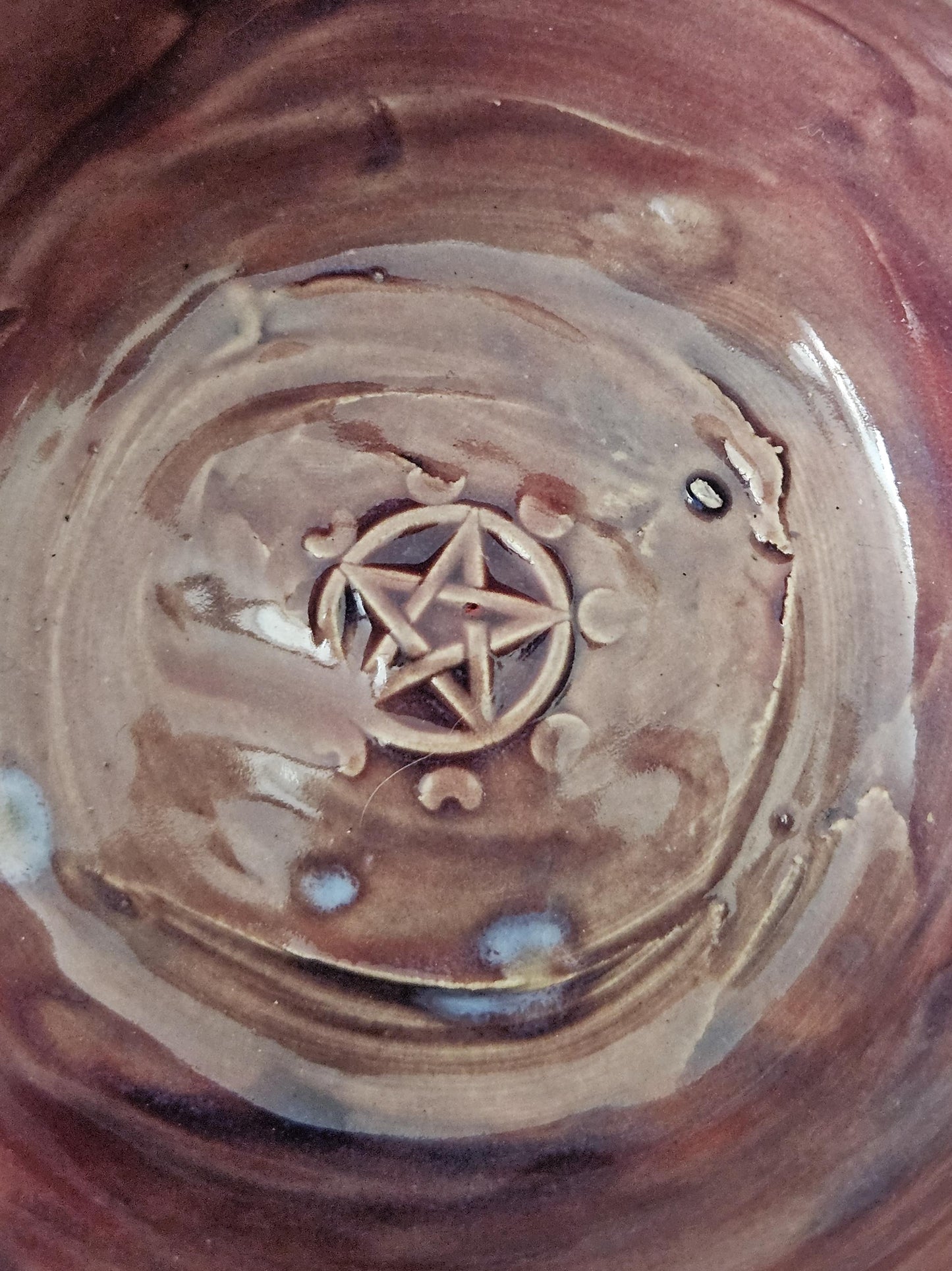 Witch Sigil Mini Bowl – Ritual-Inspired, Lightweight & Hand-Glazed