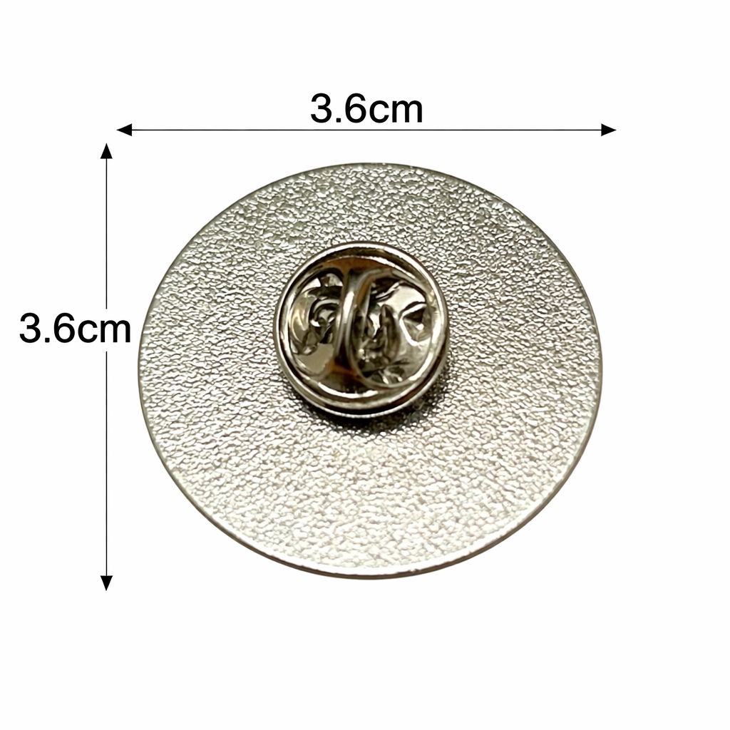 Living the Dream Lapel Pin – Nightmare Ghost Metal Badge, 3.6 × 3.6 cm