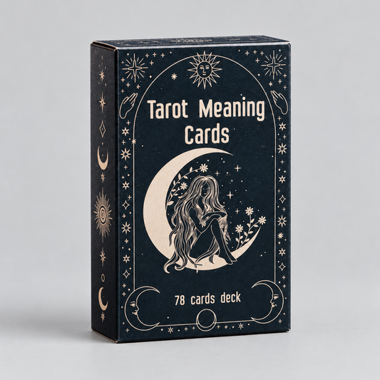 Meaning Tarot Deck – 78 Cards for Celestial Insight & Learning, 6 × 10 cm