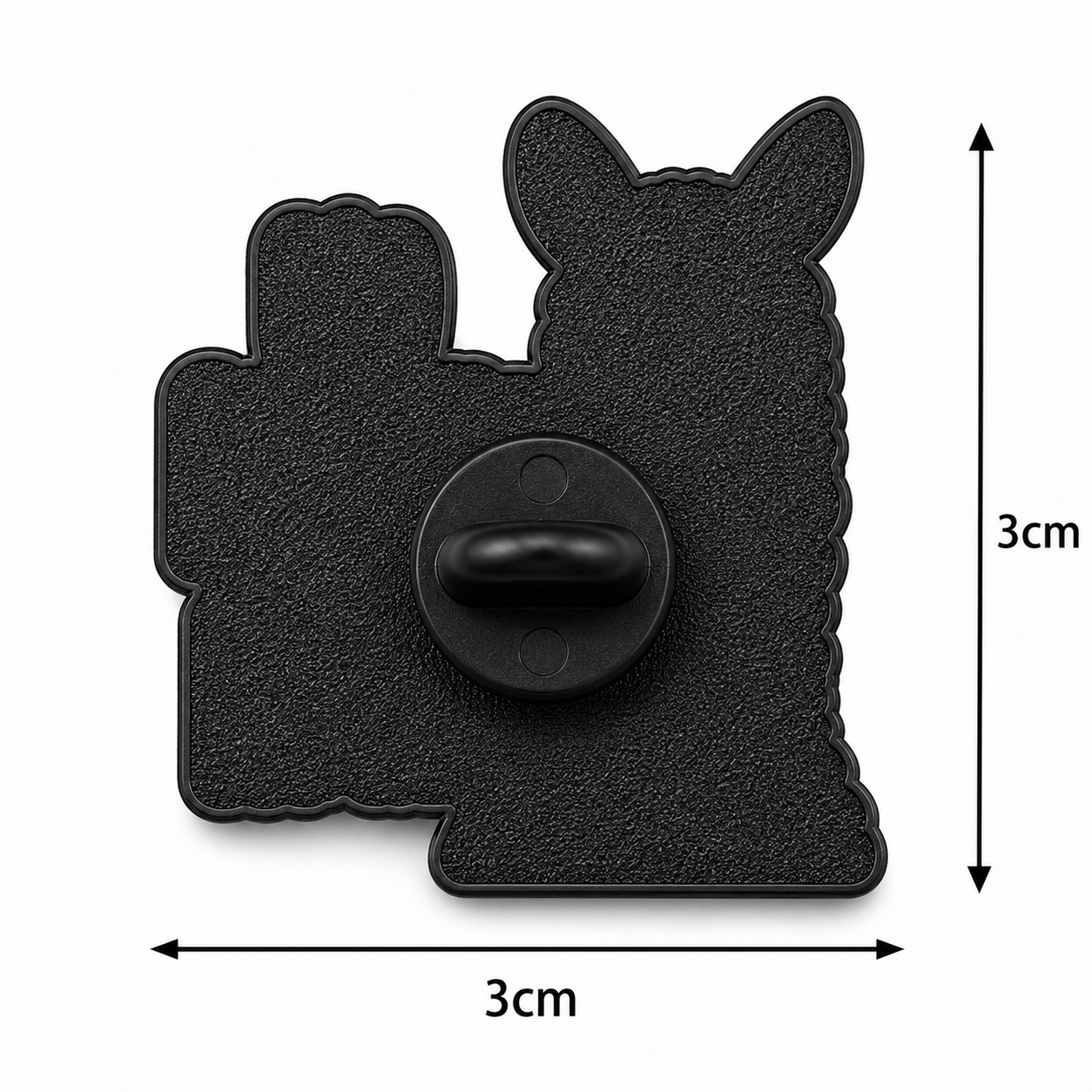 No Drama Llama Lapel Pin – Cool Llama Metal Badge, 3 × 3 cm