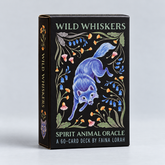 Wild Whiskers Oracle Deck – 60 Cards for the Wild at Heart, 6 × 10 cm
