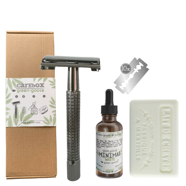 Carebox - The Shaving Pack - Zwart