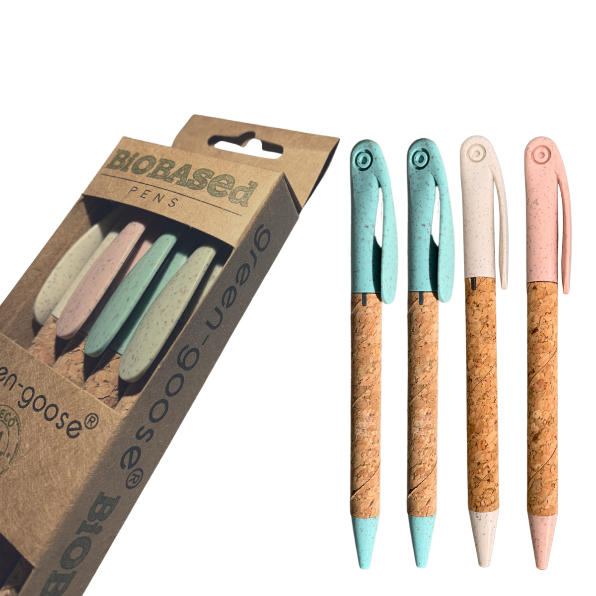 Plant-Based Kurk Pen | 8 Stuks