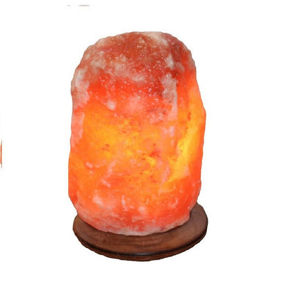 Amber Hearth Salt Lamp – Himalayan Rock Light for Sacred Stillness, Ø15×25 cm
