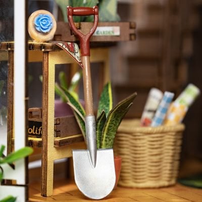 DIY Book Nook Boekensteun Garden House, Robotime, TGB06, 20,3x11x24,1cm
