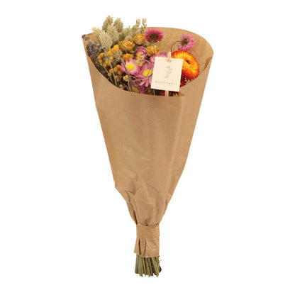 Bright Meadow Dried Bouquet – Everlasting Natural Charm, Ø15×35 cm