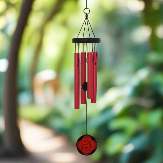 Red Roots Wind Chime – Grounding Spirit of Muladhara, 60 cm