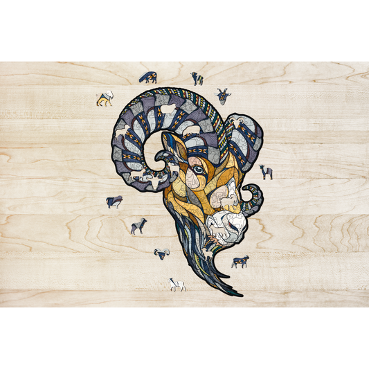 Eco Wood Art Houten Legpuzzel Ram