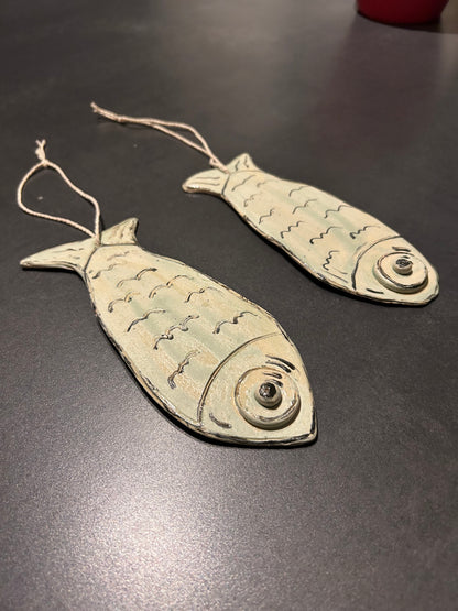 Boho sardine hanging ornament