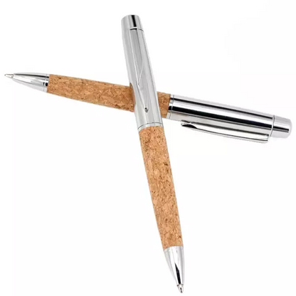 Eco-Friendly Cork Pen Gift Box – Gift Set of 2 Sustainable Ballpoint Pens in Elegant Case