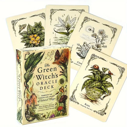 Green Witch Oracle Deck – Natural Magic & Earth Wisdom, 50 cards, 10×7 cm