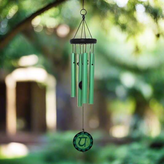 Emerald Breath Wind Chime – Loving Pulse of Anahata, 60 cm