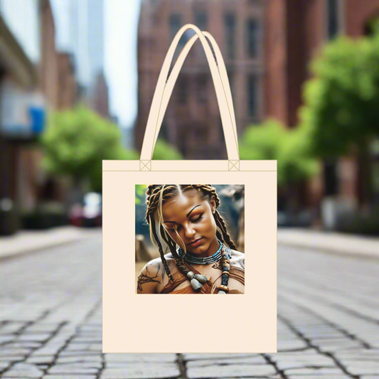 My Tribal Side Eco‑Cotton Tote – Earth-Kind, Practical & Expressive, 10 liter / in 2 kleuren