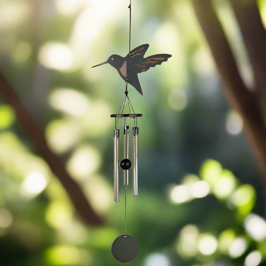 Hummingbird Wind Chime – Musical Garden Ornament, 35cm