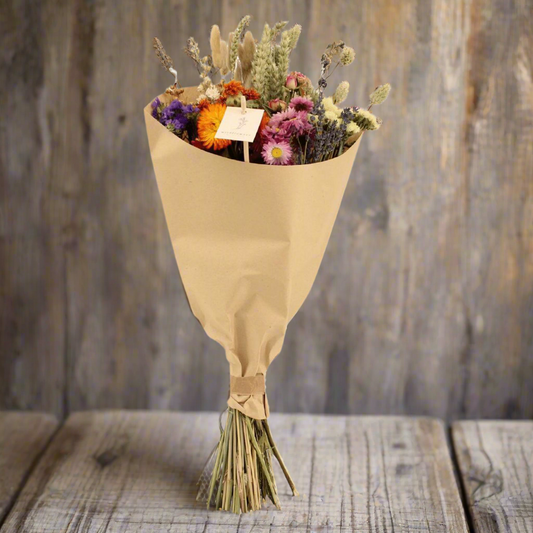 Twilight Meadow Dried Bouquet – For Grounded Celebration, Ø20×50 cm