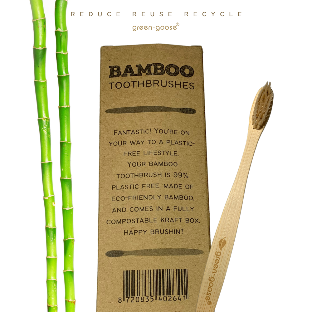 Bamboe Tandenborstels | 8 Stuks | Medium