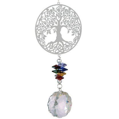Tree of Life Wind Spinner – Kinetic Sun-Catching Garden Ornament, 40cm