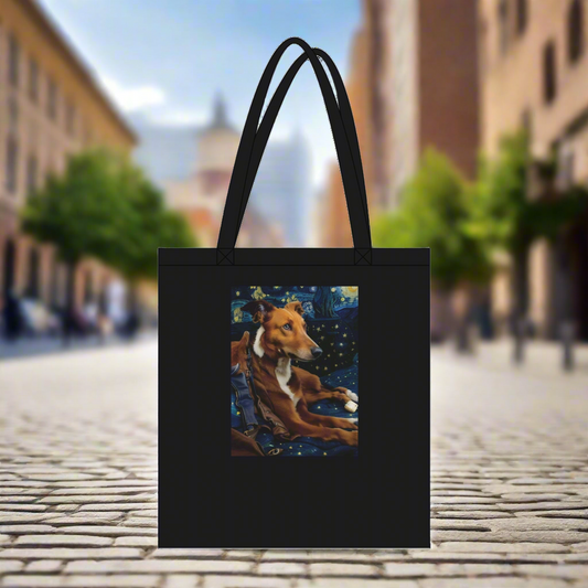 Podenco Bruno Eco‑Cotton Tote – Earth-Kind, Durable & Cool, 10 liter / in 2 kleuren