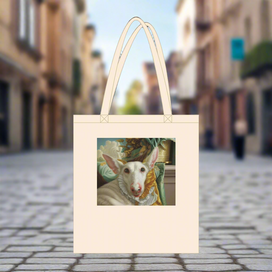 Podenco Rosa Eco‑Cotton Tote – Earth-Kind, Practical & Cute, 10 liter / in 2 kleuren